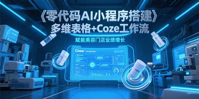 （15239期）零代码AI小程序搭建，多维表格+Coze工作流，赋能美容门店业绩增长-知享知识库