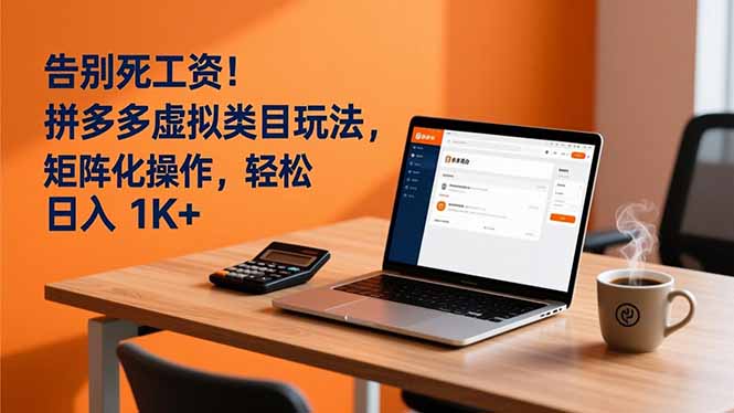 （16943期）告别死工资！拼多多虚拟类目玩法，矩阵化操作，轻松日入 1K+-知享知识库