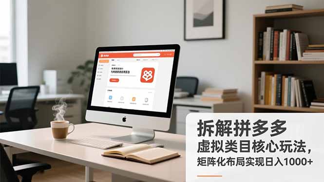 （16906期）拆解拼多多虚拟类目核心玩法，矩阵化布局实现日入1000+-知享知识库