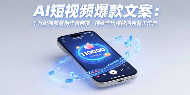 （15569期）AI短视频爆款文案：千万级播放量创作者亲授，持续产出爆款的完整工作流-知享知识库