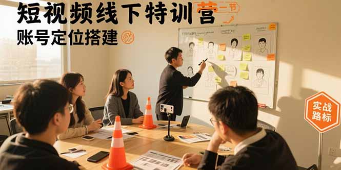 （15707期）短视频线下特训营：账号定位搭建/口播号拍摄剪辑/直播间流量入口/变现实战-知享知识库