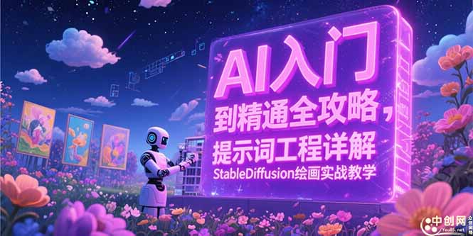 （15181期）AI入门到精通全攻略，提示词工程详解，StableDiffusion绘画实战教学-知享知识库