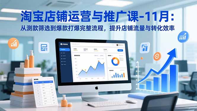 (16714期)淘宝店铺运营与推广课-11月:从测款筛选到爆款打爆完整流程,提升店铺流量与转化效率-知享知识库