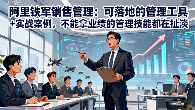 (16436期)阿里铁军销售管理:可落地的管理工具+实战案例,不能拿业绩的管理都在扯淡-知享知识库