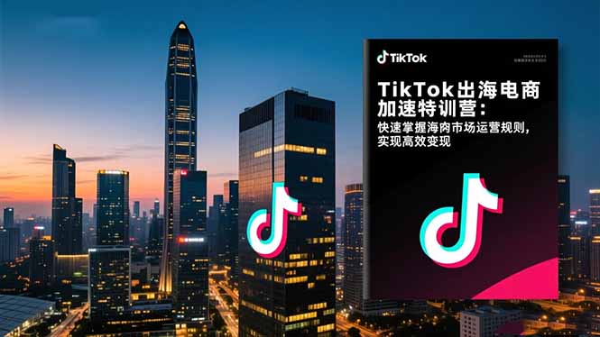 (16535期)TikTok出海电商加速特训营:快速掌握海外市场运营规则,实现高效变现-知享知识库