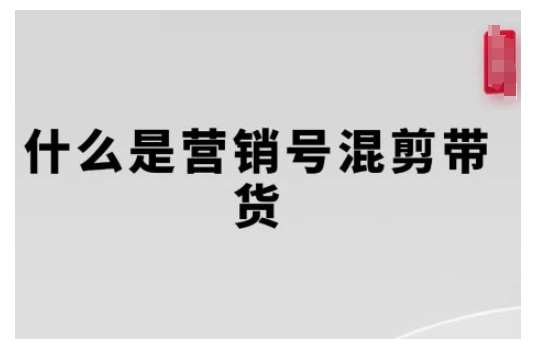 营销号混剪带货，从内容创作到流量变现的全流程，教你用营销号形式做混剪带货-知享知识库