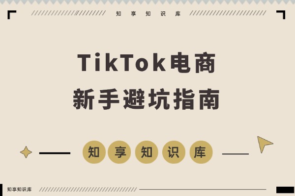 TikTok电商从零起步全攻略：市场洞察+店铺运营+达人投放，新手避坑轻松赚美金-知享知识库