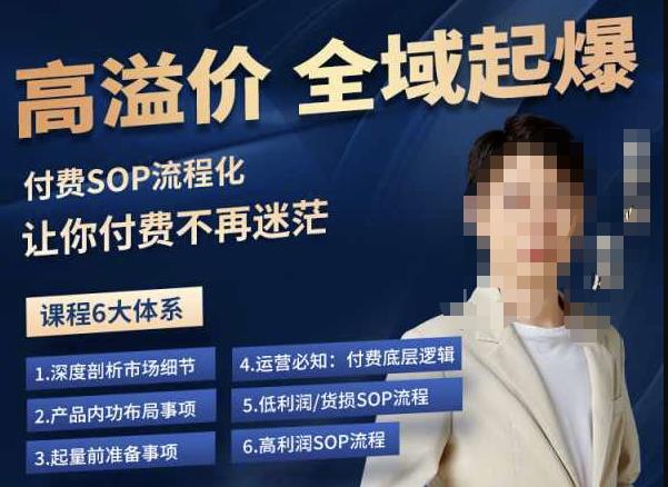 逸风-拼多多高溢价全域起爆，6大课程体系，付费玩法全套实操-知享知识库