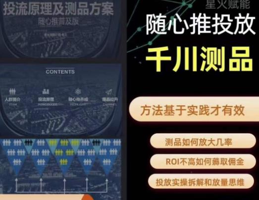 爱做号的老王·随心推+千川投流，投放实操拆解和放量思维，投流原理、千川测品-知享知识库