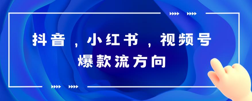 抖音，小红书，视频号爆款流视频制作，简单制作掌握流量密码-知享知识库