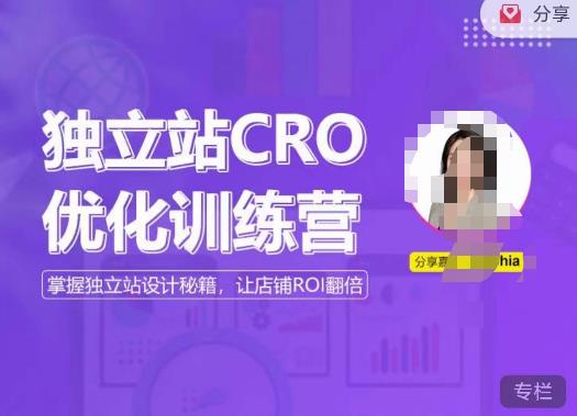 独立站CRO优化训练营,掌握独立站设计秘籍,打造高转化的独立站,让店铺ROI翻倍-知享知识库