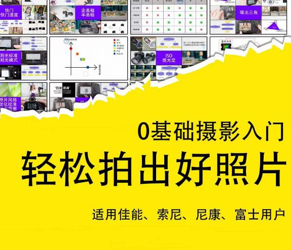 0基础摄影入门，轻松拍出好照片（适用佳能、索尼、尼康、富士用户）-知享知识库