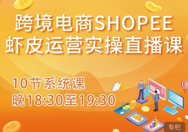 跨境电商Shopee虾皮运营实操直播课,从零开始学,入门到精通(10节系统课)-知享知识库