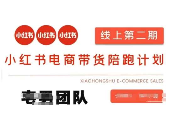 小红书电商带货课2期，月利润20个的小红书电商的有货源，无货源，虚拟产品，付费投流等整套玩法-知享知识库