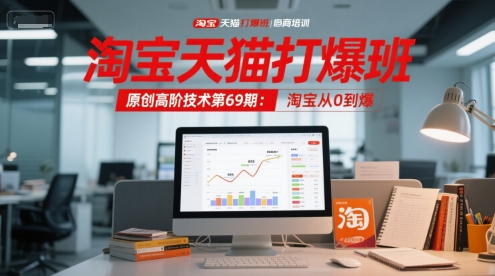 淘宝天猫打爆班原创高阶技术第69期：淘宝从0到爆-知享知识库