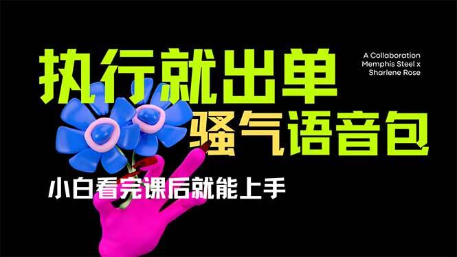 （14170期）爆火全网的开车导航骚气语音包,只要执行就出单，小白看完课程就能实操…-知享知识库
