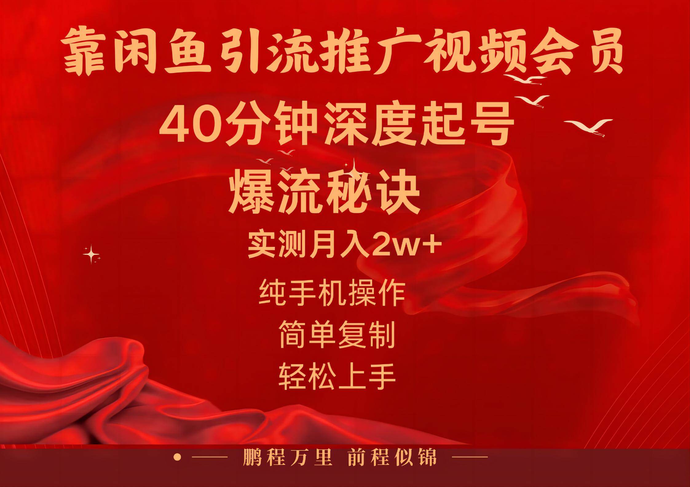 (10896期)闲鱼暴力引流推广视频会员,能做到日入2W+,操作简单-知享知识库