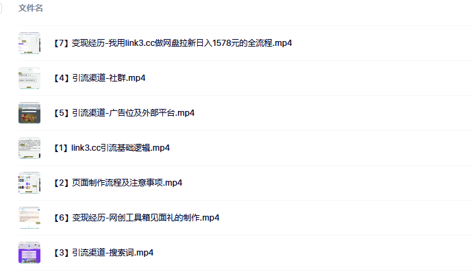 link3.cc聚合链接引流，日引流50＋精准粉-知享知识库