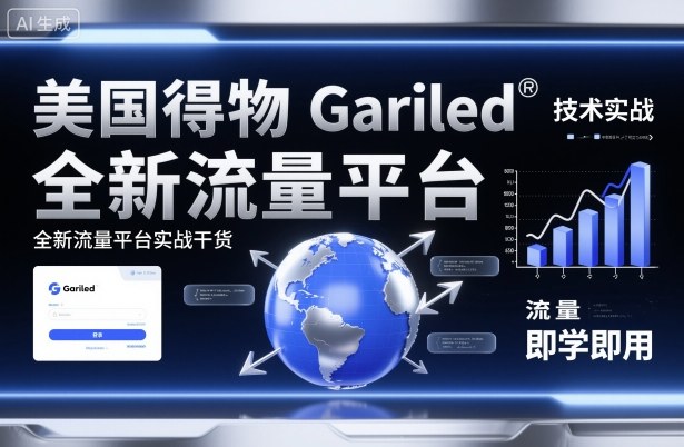 美国得物Gariled技术实战，全新流量平台​实战干货，即学即用-知享知识库