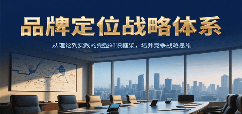 品牌定位战略体系，从理论到实践的完整知识框架，培养产品竞争战略思维-知享知识库