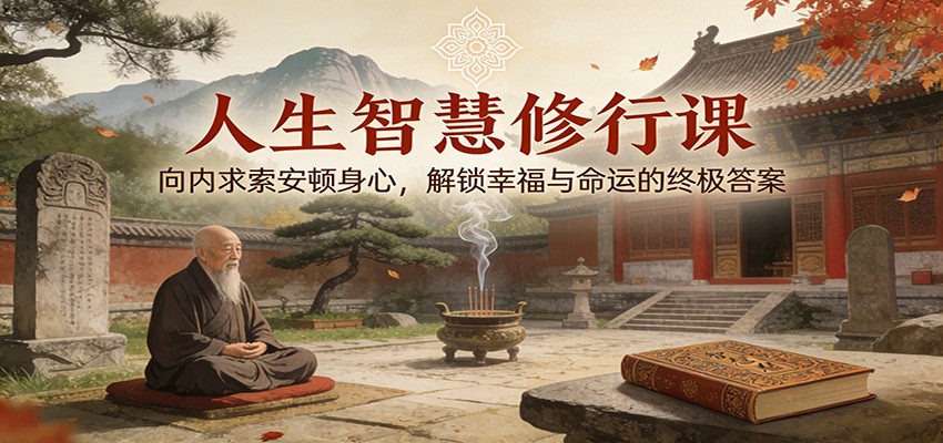 人生智慧修行课：向内求索安顿身心，解锁幸福与命运的终极答案-知享知识库