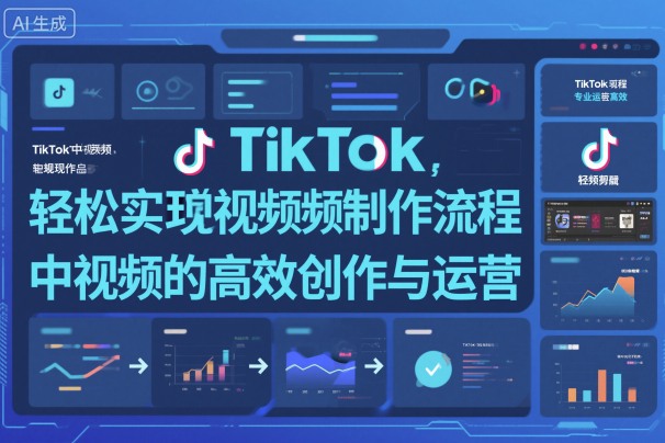 TikTok中视频制做流程,轻松实现Tk中视频的高效创作与运营-知享知识库