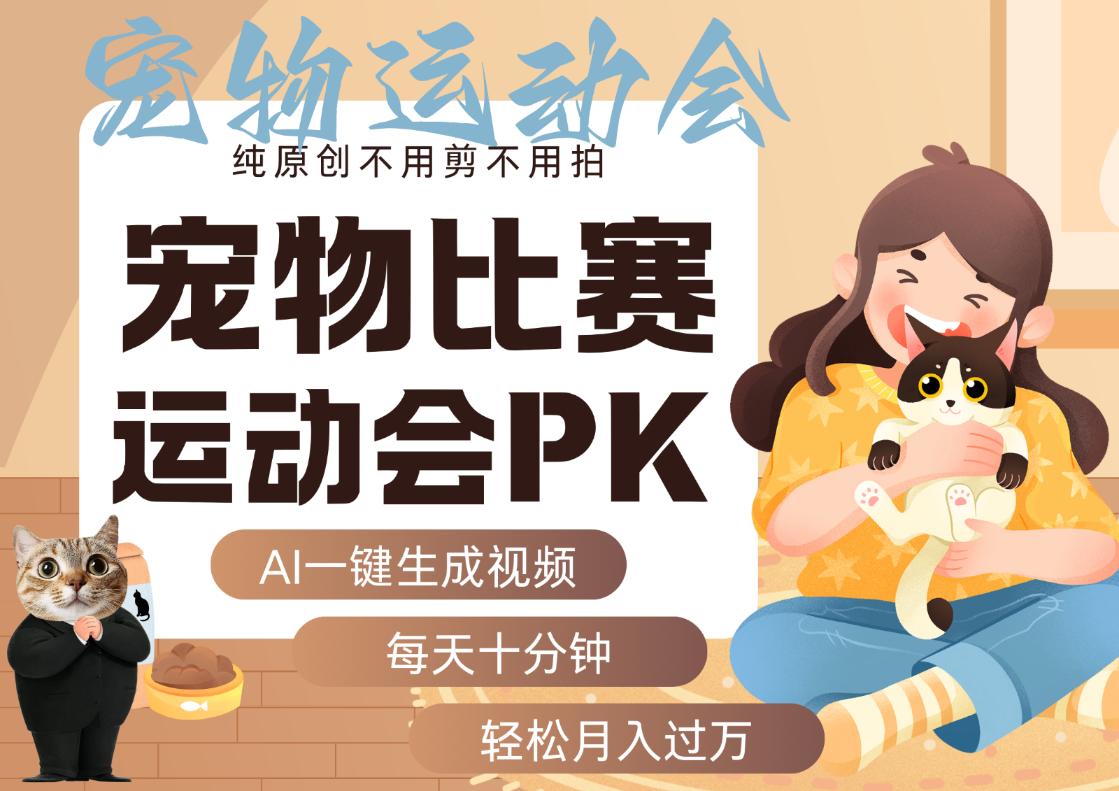 AI萌宠运动员跳水 射击 篮球 足球比赛 每天十分钟 附详细提示词文案库 代替做...-知享知识库