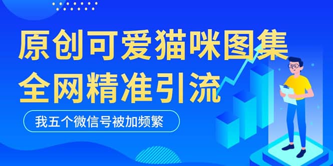 黑科技纯原创可爱猫咪图片，全网精准引流，实操5个VX号被加频繁-知享知识库