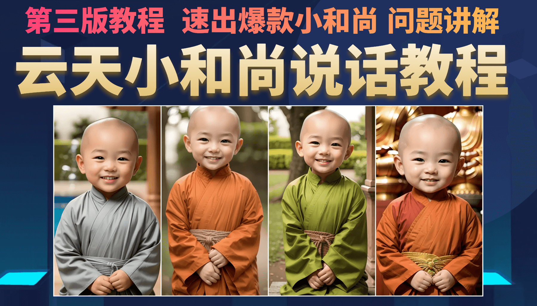 云天小和尚会说话，7天万粉（第3版教程）-知享知识库