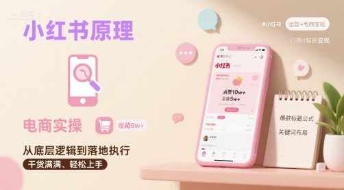 小红书原理以及详细实操流程，小红书电商教程-知享知识库