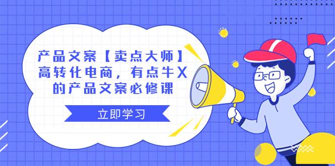 产品文案【卖点大师】高转化电商，有点牛X的 产品文案必修课-知享知识库