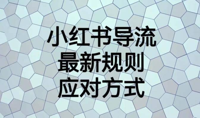 小红书导流最新规则应对方式【揭秘】-知享知识库