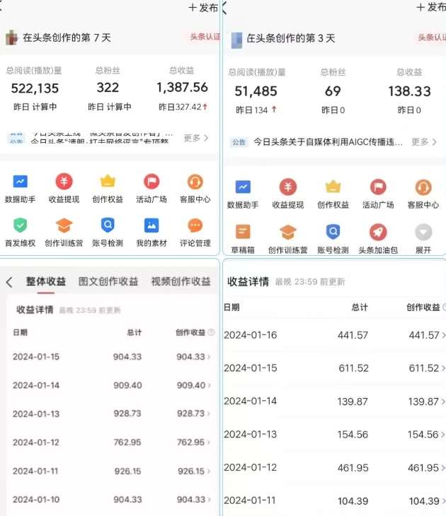 图片[2]-AI头条掘金项目，一天1个小时即可，会复制粘贴就能日入200+-知享知识库