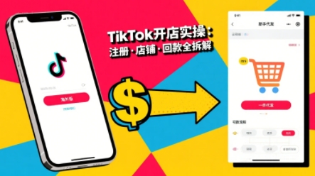 TikTok从开店到投流的进阶课，从基础实操到高阶技巧一网打尽-知享知识库