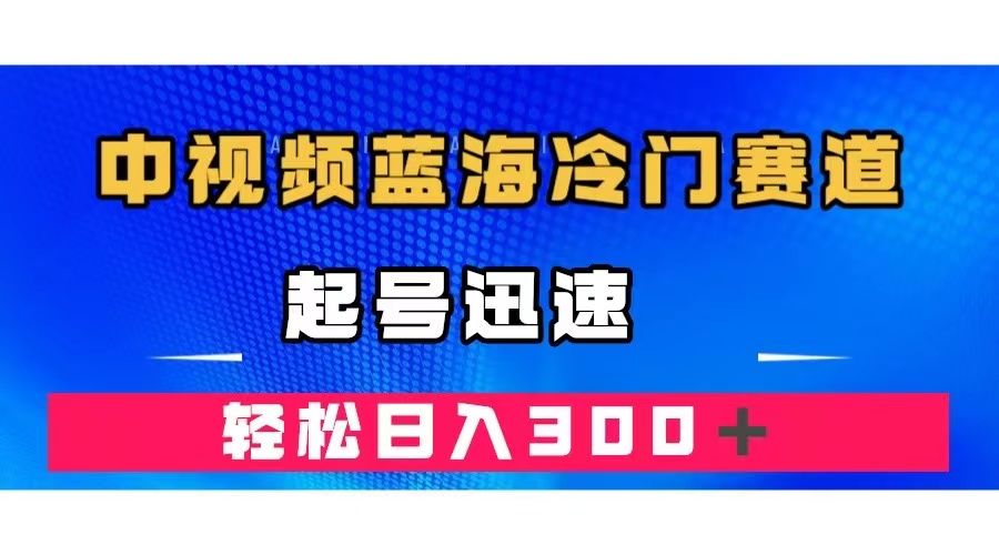 中视频蓝海冷门赛道，韩国视频奇闻解说，起号迅速，日入300＋-知享知识库