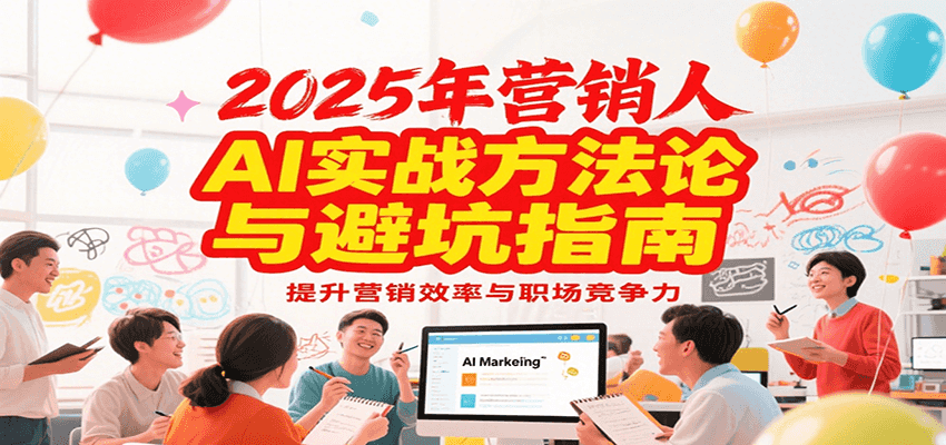 2025年营销实战方法论与避坑指南，利用AI提升营销效率与职场竞争力-知享知识库