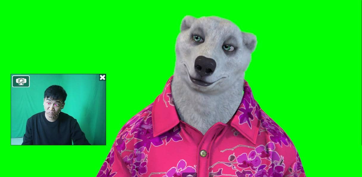 实时直播换脸卡通形象出镜,卡通形象面部捕捉(软件+教程)-知享知识库