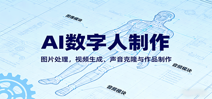 AI永生数字人制作教程:图片处理,视频生成、声音克隆与作品制作-知享知识库