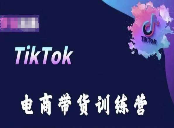 TikTok电商带货训练营，跟随时代潮流，跨境掘金-知享知识库