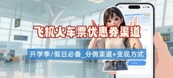 学生党必看!机票火车票优惠券申请渠道 + 项目打法,开学季节日速存-知享知识库