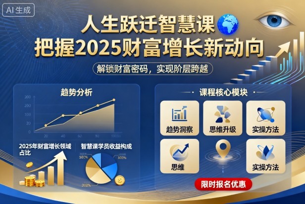 人生跃迁智慧课，把据2025财富增长新动向-知享知识库