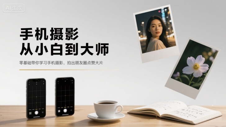 手机摄影从小白到大师，零基础带你学习手机摄影，拍出朋友圈点赞大片-知享知识库