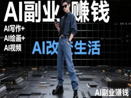 AI改变生活(Ai写作+AI绘画+Ai视频),AI副业挣钱-知享知识库