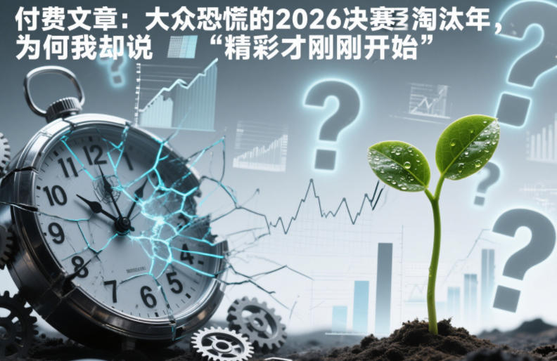 付费文章：大众恐慌的2026决赛淘汰年，为何我却说“精彩才刚刚开始”？-知享知识库
