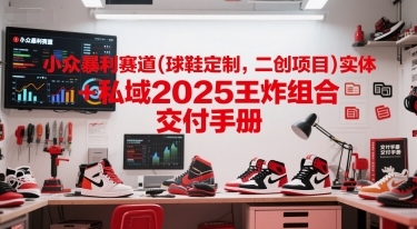 小众暴利赛道(球鞋定制，二创项目)实体+私域2025王炸组合  交付手册-知享知识库