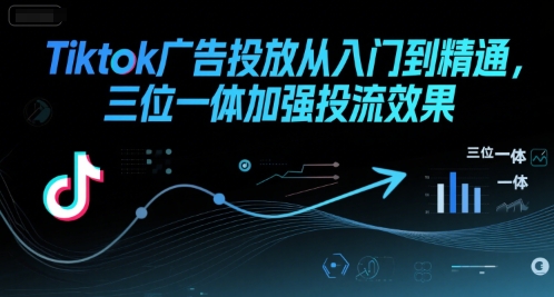 Tiktok广告投放从入门到精通，三位一体加强投流效果-知享知识库