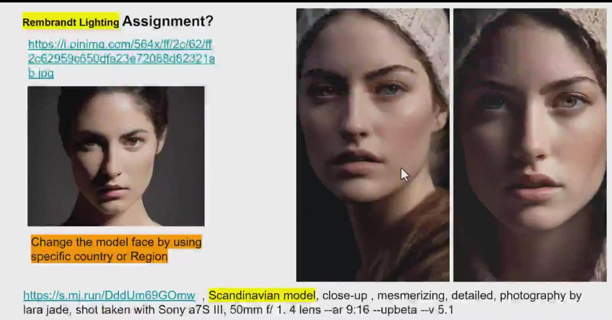 Midjourney v5 ChatGPT 和 Bard AI人工智能人像摄影大师班-15节-中英字幕-知享知识库