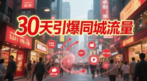 30天引爆同城流量：团购篇 认知篇 流量篇 来客篇 达人篇 老板人设IP篇 投流篇-知享知识库