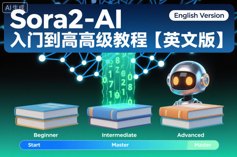 Sora2-AI入门到高级教程【英文版】-知享知识库