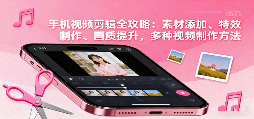 手机视频剪辑全攻略：素材添加、特效制作、画质提升，多种视频制作方法-知享知识库
